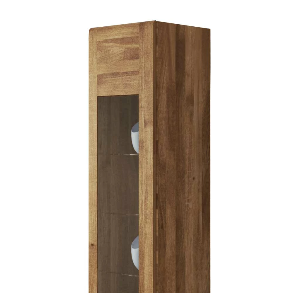 Vitrine Vaskov Aus Wildeiche Massivholz – Bild 3