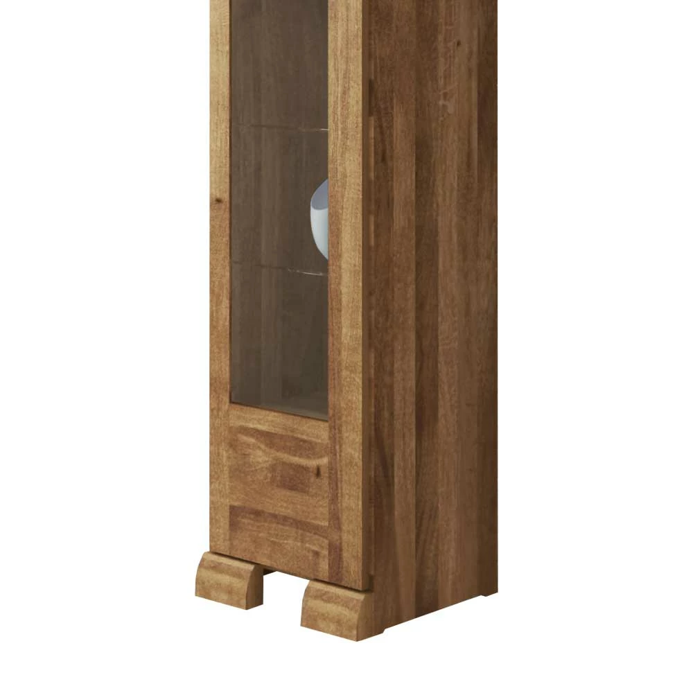 Vitrine Vaskov Aus Wildeiche Massivholz – Bild 4