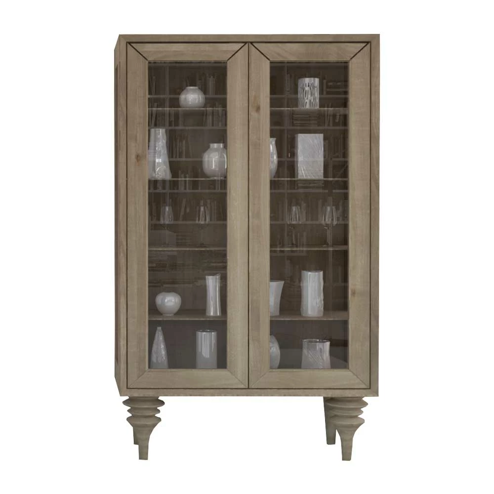 Vitrine Wizeko Aus Wildeiche Massivholz