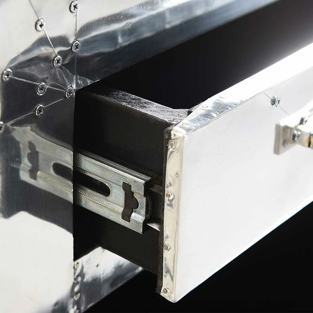 Vitrinenschrank Pilot In Alufarben – Bild 6