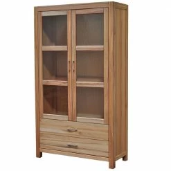 Vitrinenschrank Mathis Aus Kernbuche Massivholz