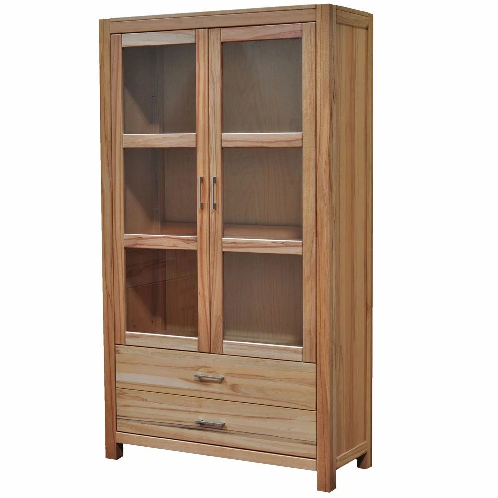 Vitrinenschrank Mathis Aus Kernbuche Massivholz