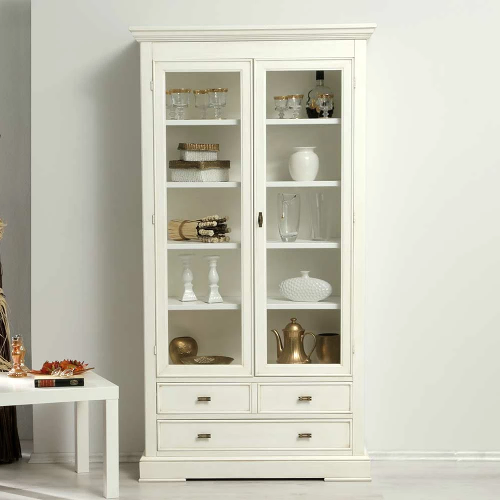 Vitrinenschrank Bari Im Landhaus Stil – Bild 2