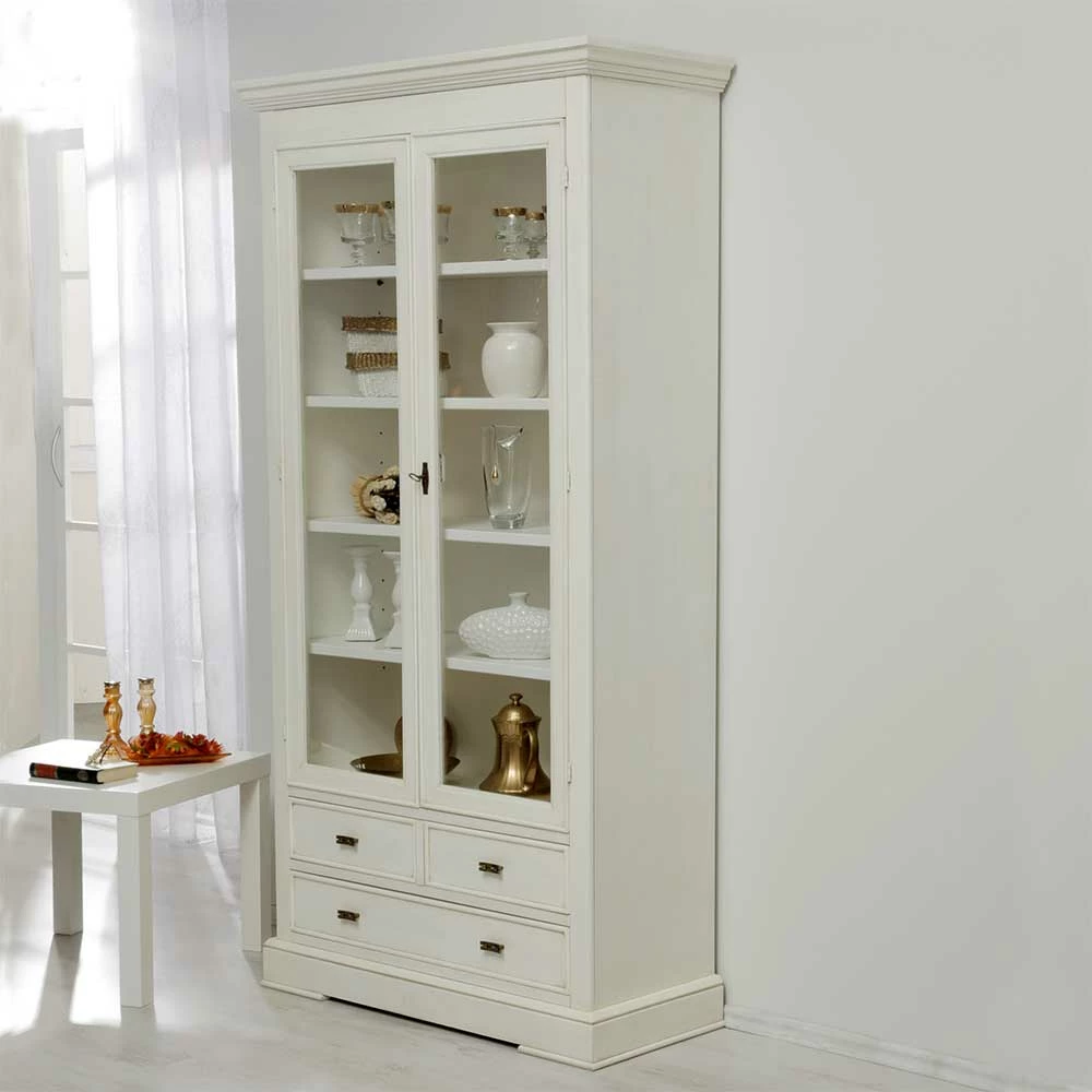 Vitrinenschrank Bari Im Landhaus Stil – Bild 4