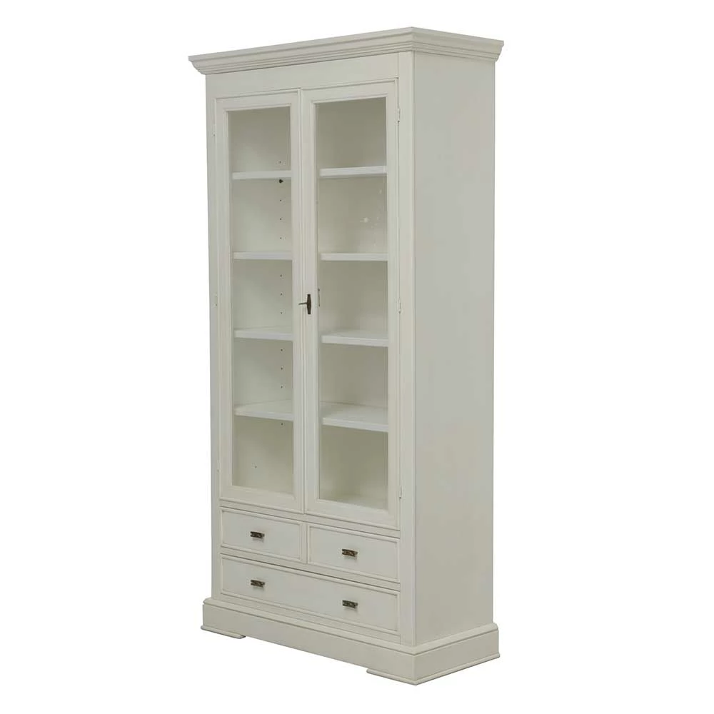 Vitrinenschrank Bari Im Landhaus Stil