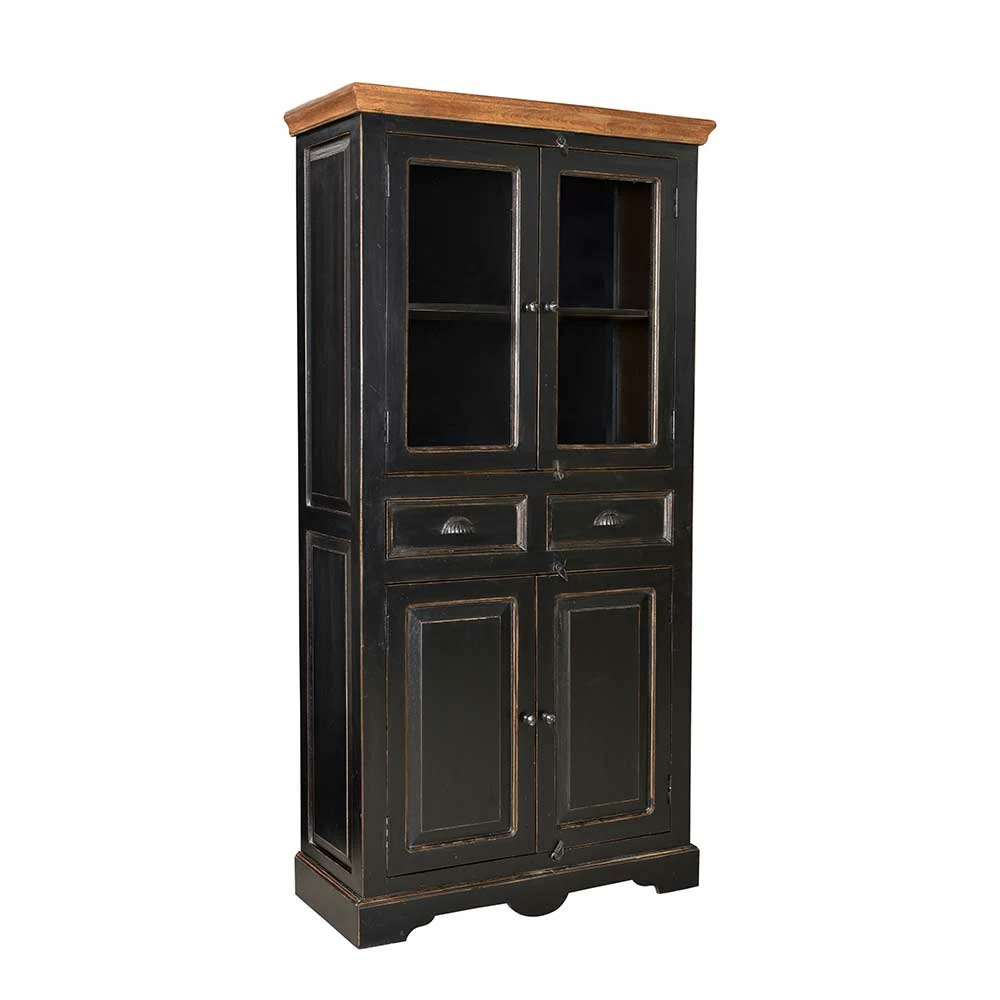 Vitrinenschrank Sentiments In Schwarz – Bild 2