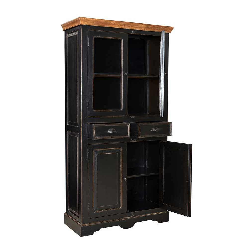 Vitrinenschrank Sentiments In Schwarz – Bild 4