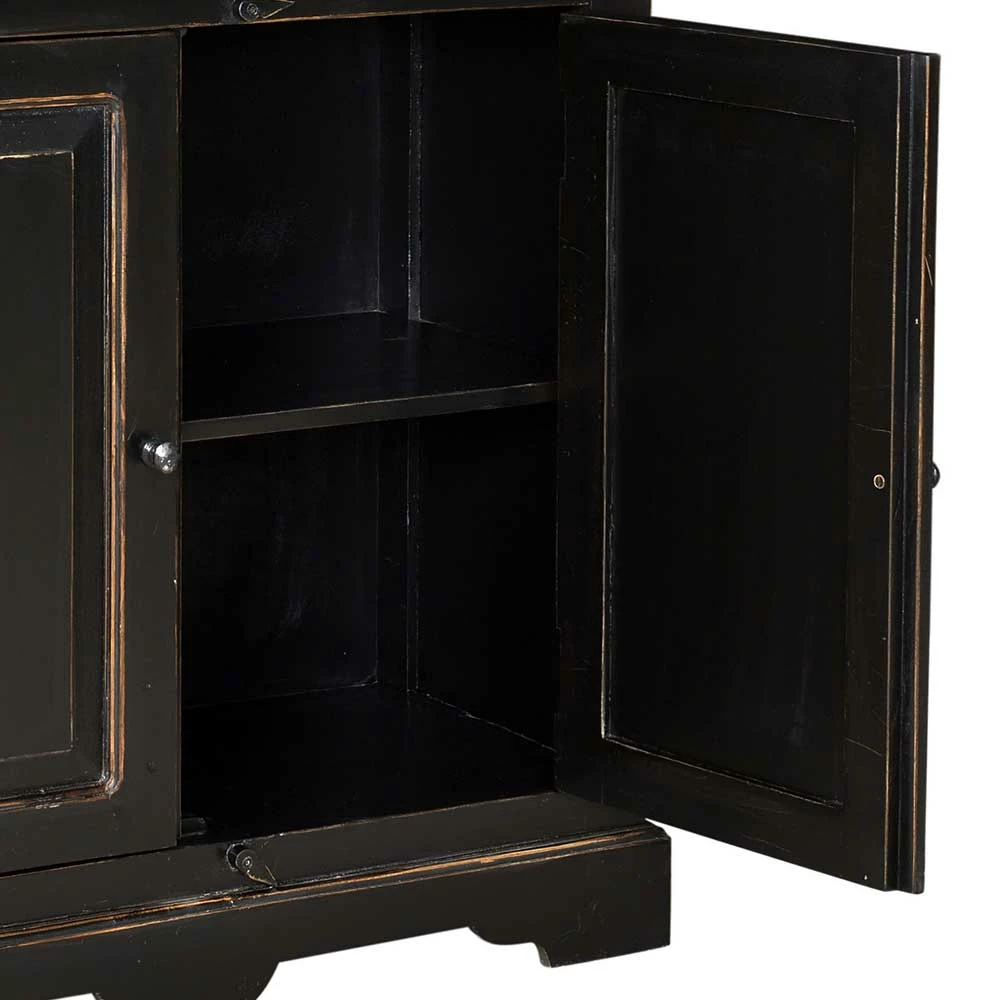 Vitrinenschrank Sentiments In Schwarz – Bild 5