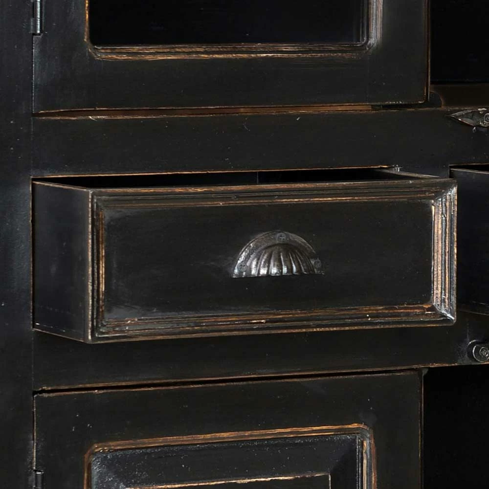 Vitrinenschrank Sentiments In Schwarz – Bild 6