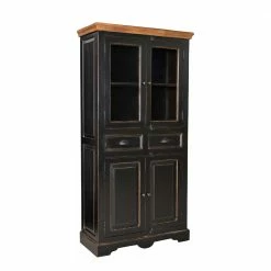 Vitrinenschrank Sentiments In Schwarz