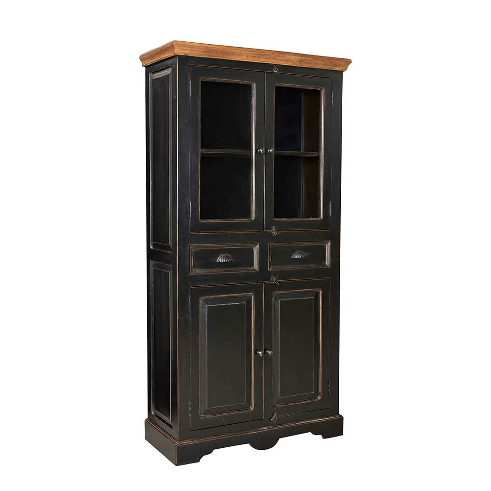 Vitrinenschrank Sentiments In Schwarz