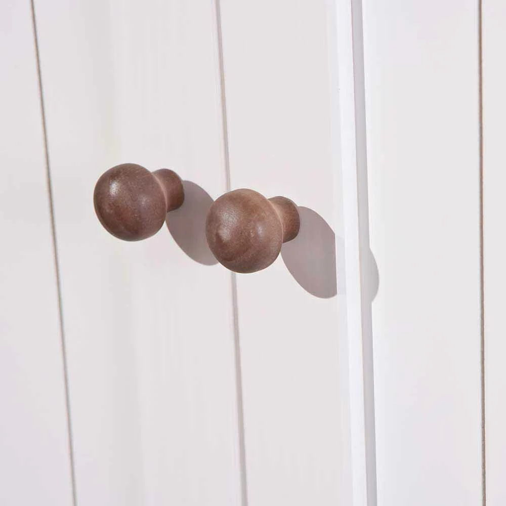 Weiß Brauner Buffetschrank Aus Kiefernholz - Vatina – Bild 6