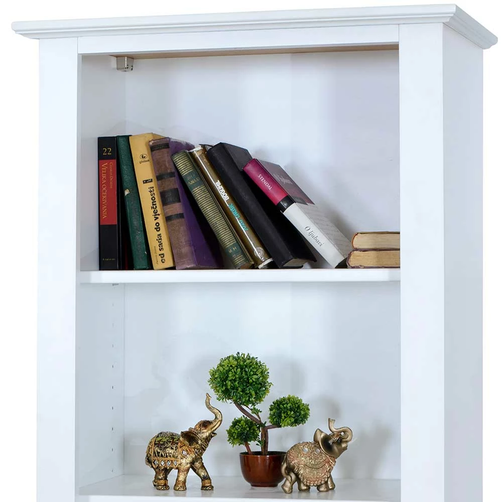 Weißes Standregal Mit Einer Schublade - Eicando – Bild 4