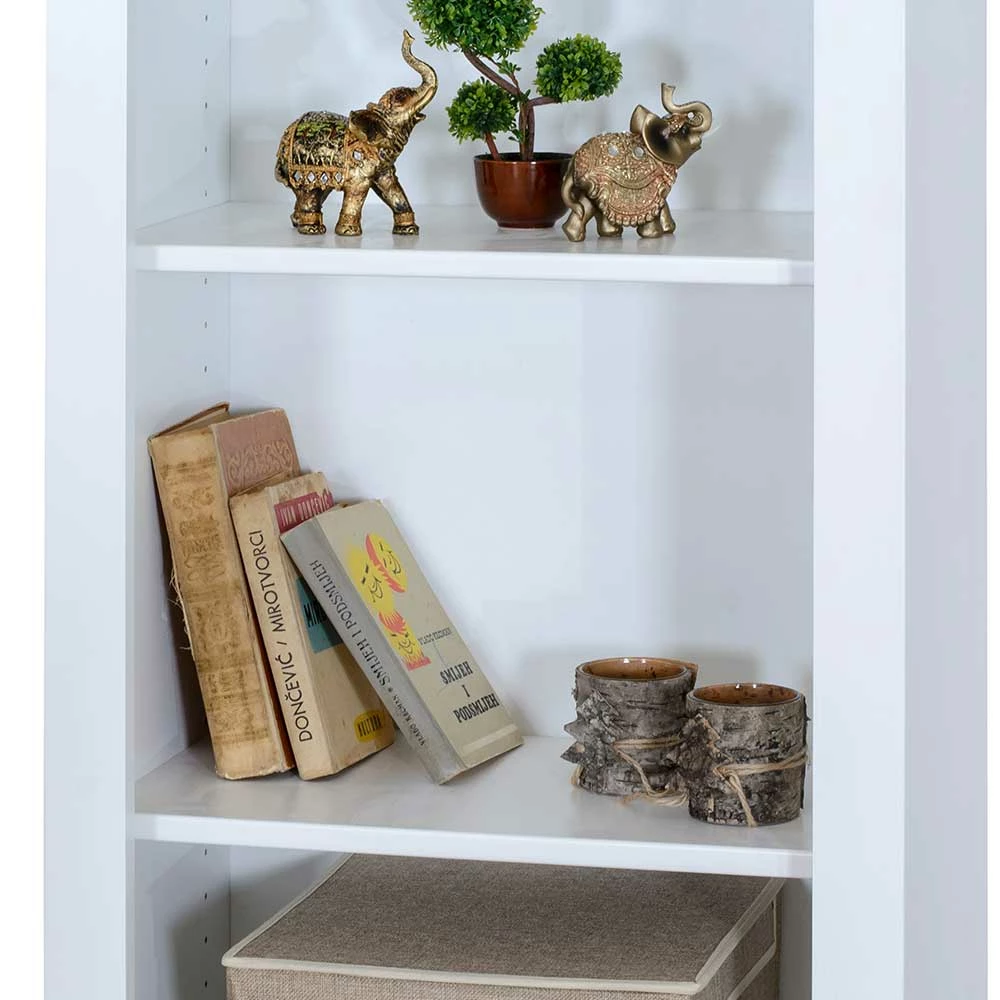 Weißes Standregal Mit Einer Schublade - Eicando – Bild 5