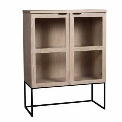 White Wash Vitrine Aus Eichenholz - Myras