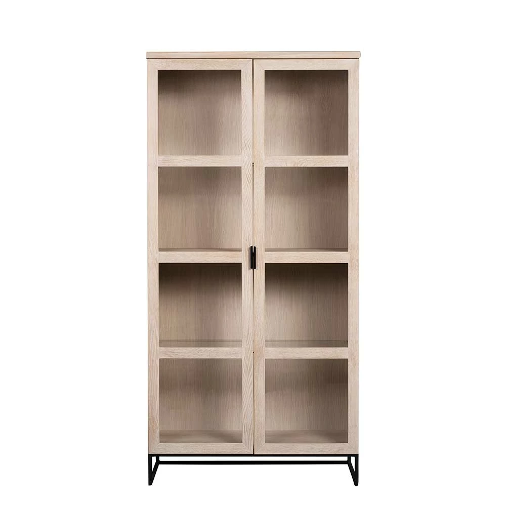 White Wash Vitrinenschrank Modern - Myras – Bild 3