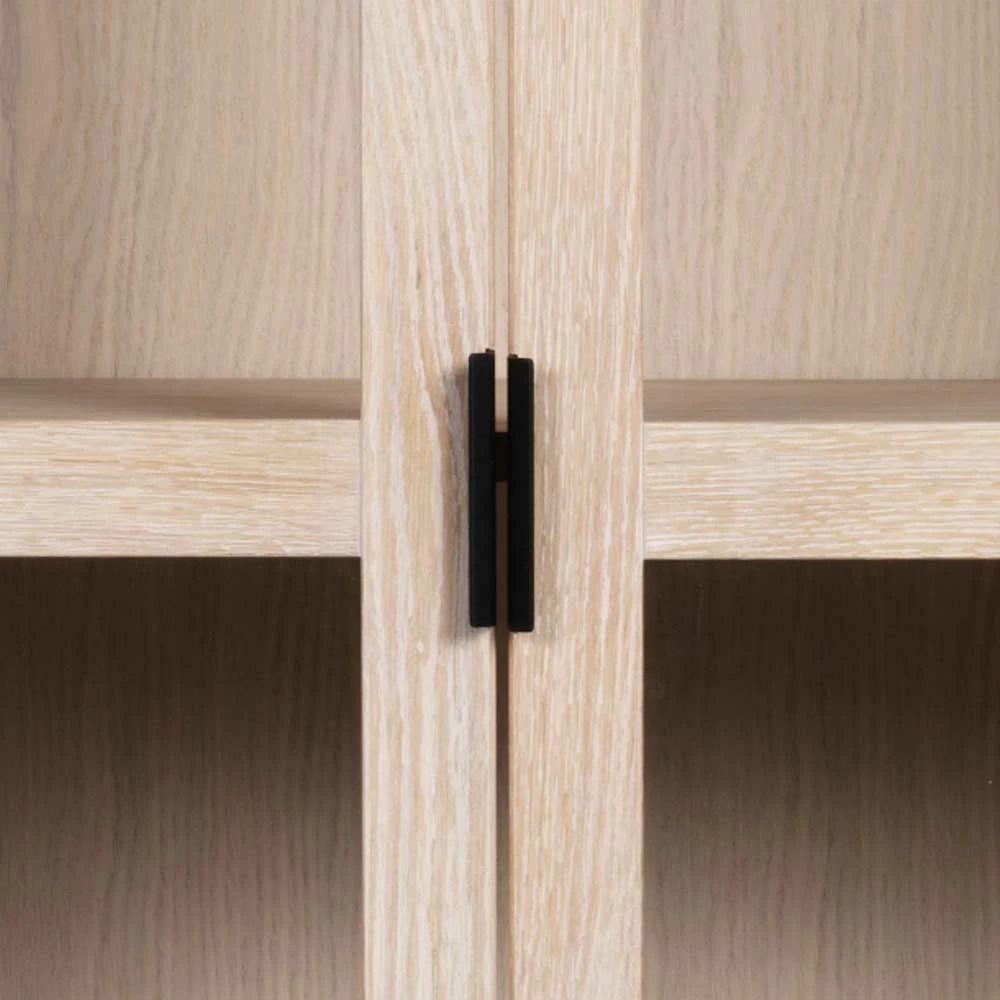 White Wash Vitrinenschrank Modern - Myras – Bild 4