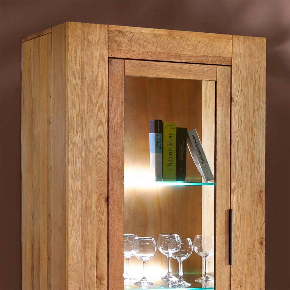 Wohnraum Schrank Vitrine Mit Glas Tür - London – Bild 3