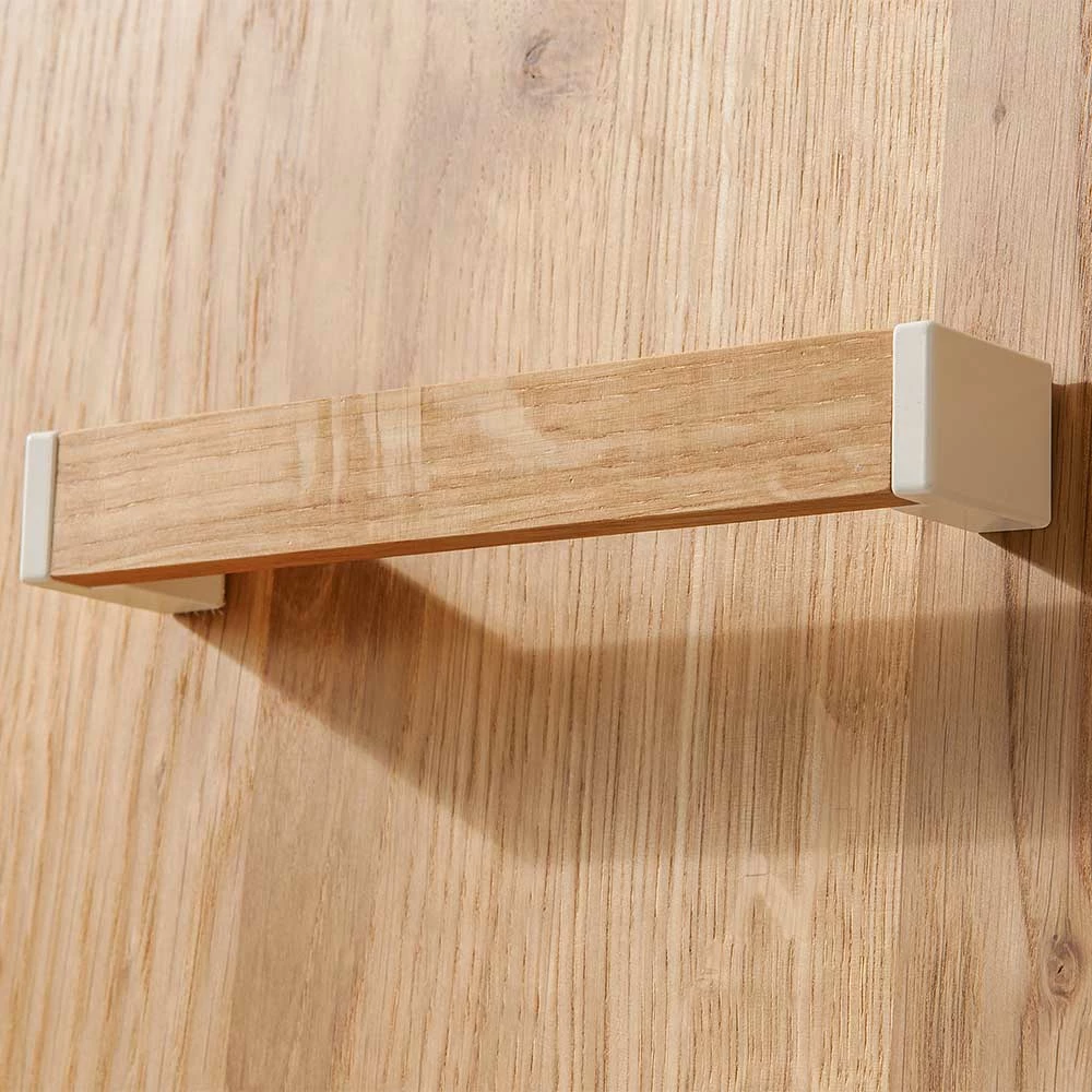 Wohnwand Vitrine In Eiche Bianco - Dulciana – Bild 5