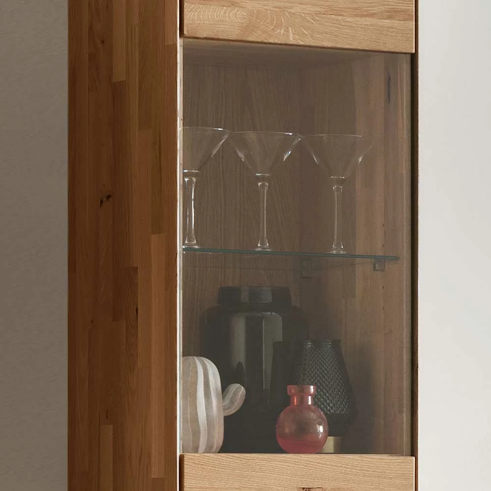 Wohnzimmer Hängeschrank Mit Glas - Sinta – Bild 4