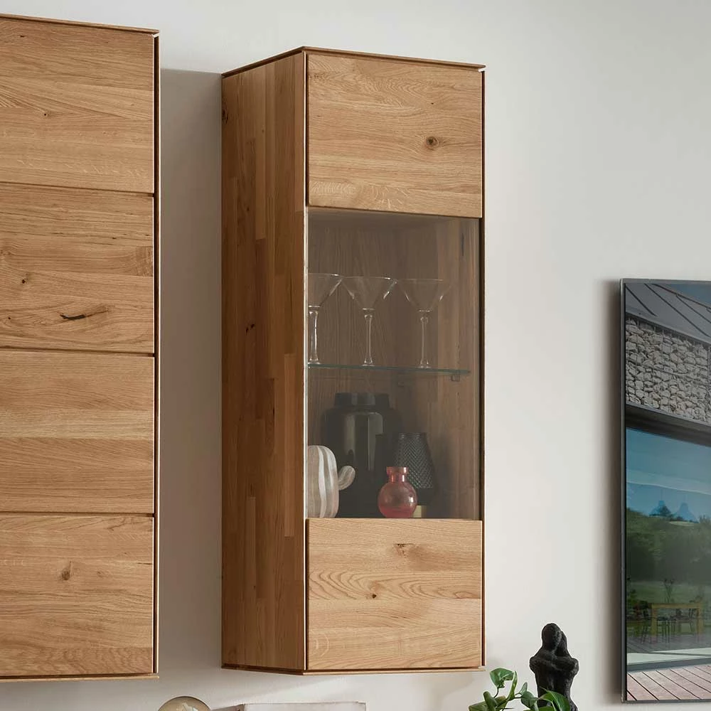 Wohnzimmer Hängeschrank Mit Glas - Sinta – Bild 5