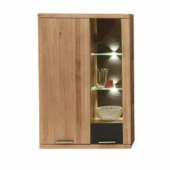 Wohnzimmer Hängeschrank Mit Glas & LED - Jalzico