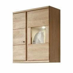 Wohnzimmer Hängevitrine Smonia Aus Wildeiche Bianco