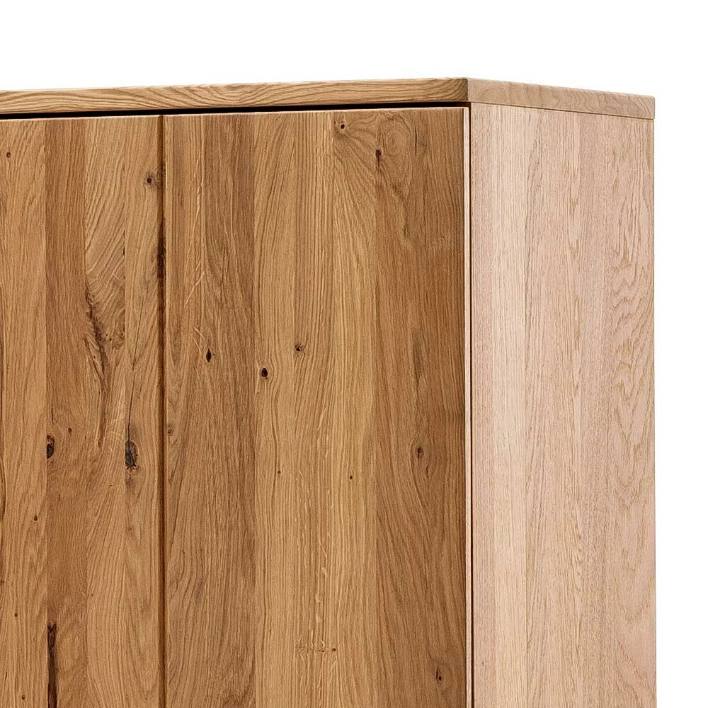 Wohnzimmer Vitrine In Eiche Bianco Geölt - Crupean – Bild 5