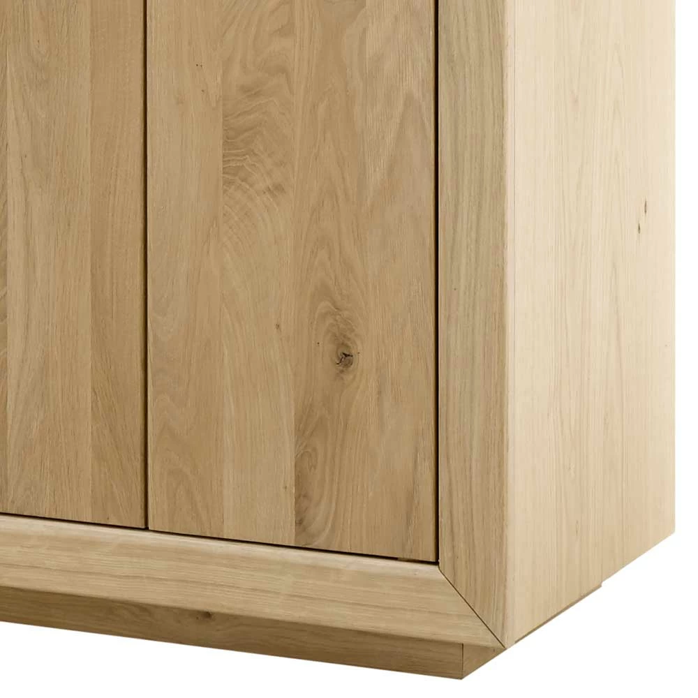 Wohnzimmer Vitrine In Wildeiche Bianco - Vegrilo – Bild 3