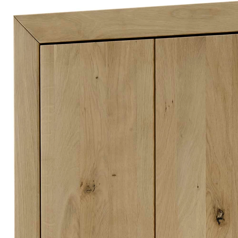 Wohnzimmer Vitrine In Wildeiche Bianco - Vegrilo – Bild 5