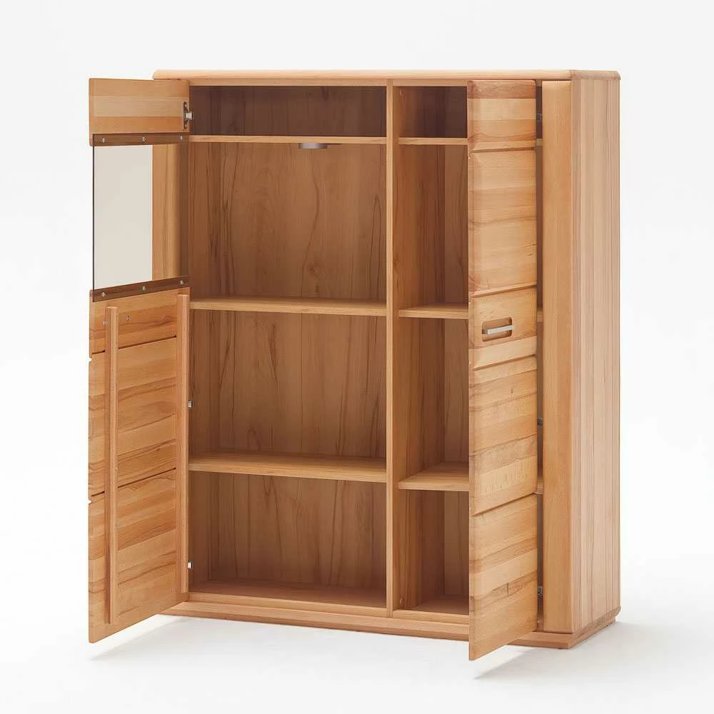 Wohnzimmer Vitrinenschrank Athias Aus Kernbuche – Bild 5