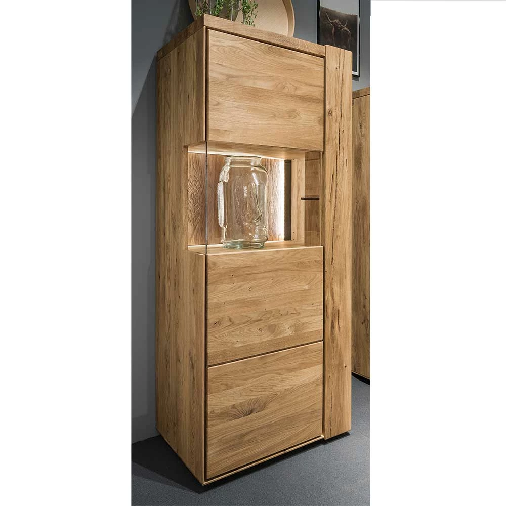 Wohnzimmervitrine Aus Geöltem Massivholz - Slaraduva – Bild 2