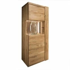 Wohnzimmervitrine Aus Geöltem Massivholz - Slaraduva