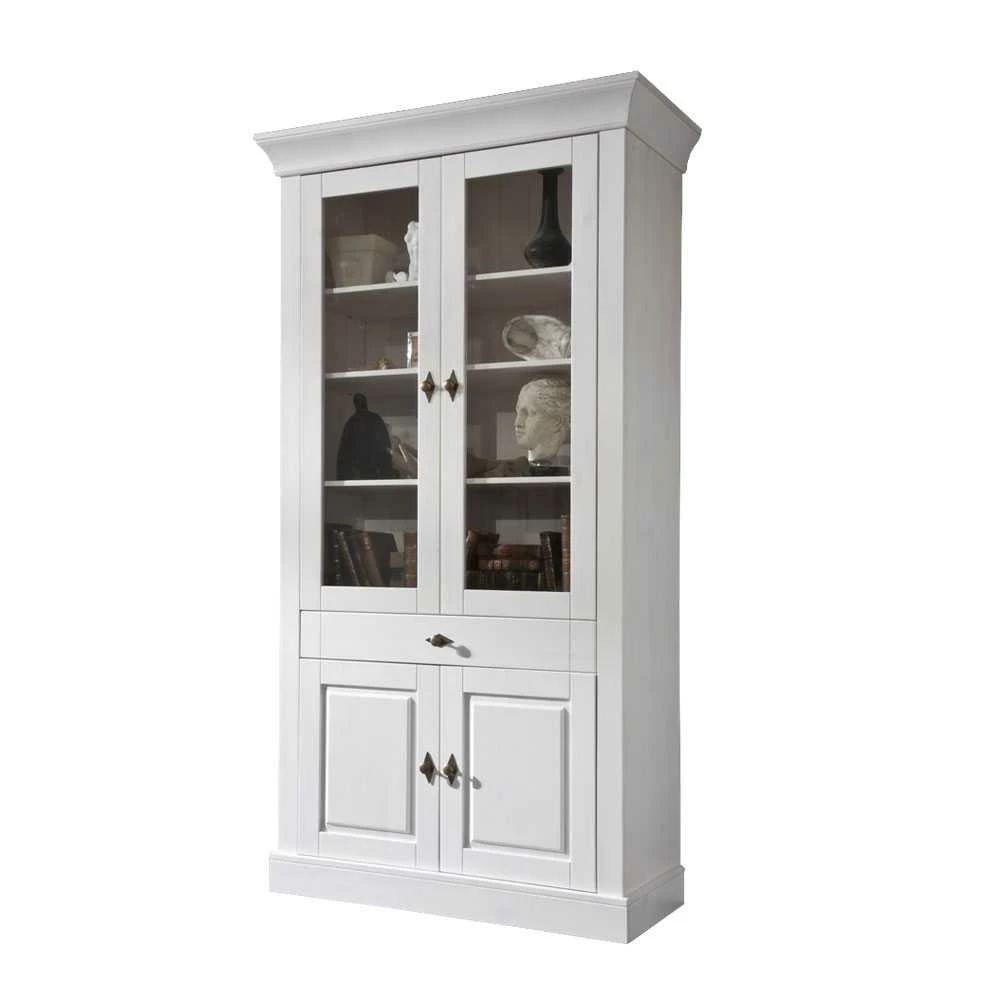 Wohnzimmervitrine Satumare In Weiß – Bild 2