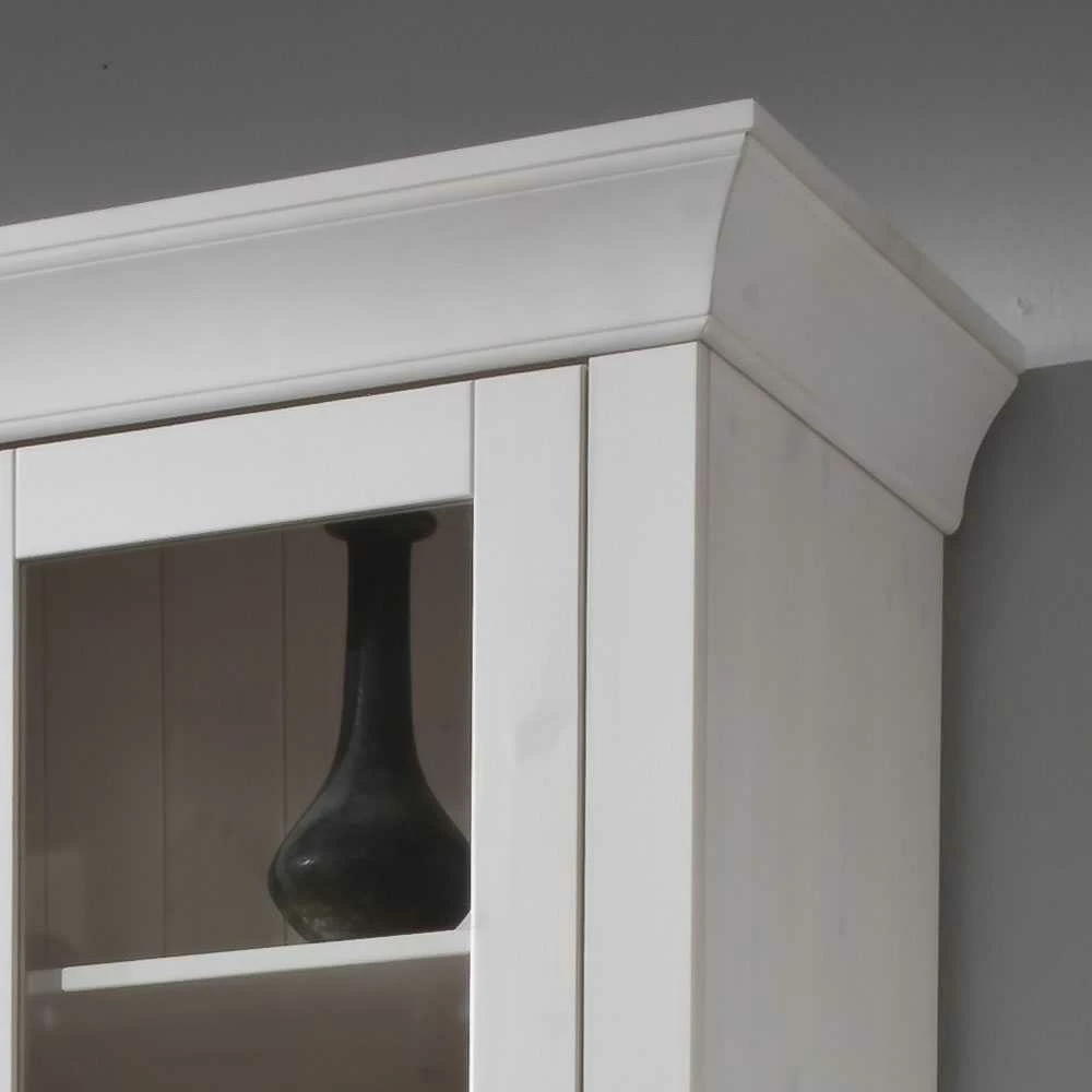 Wohnzimmervitrine Satumare In Weiß – Bild 3