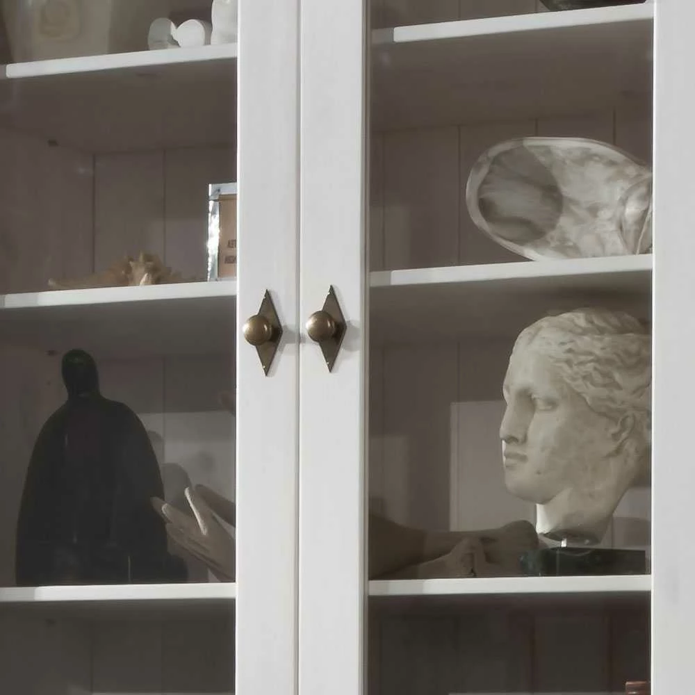 Wohnzimmervitrine Satumare In Weiß – Bild 4