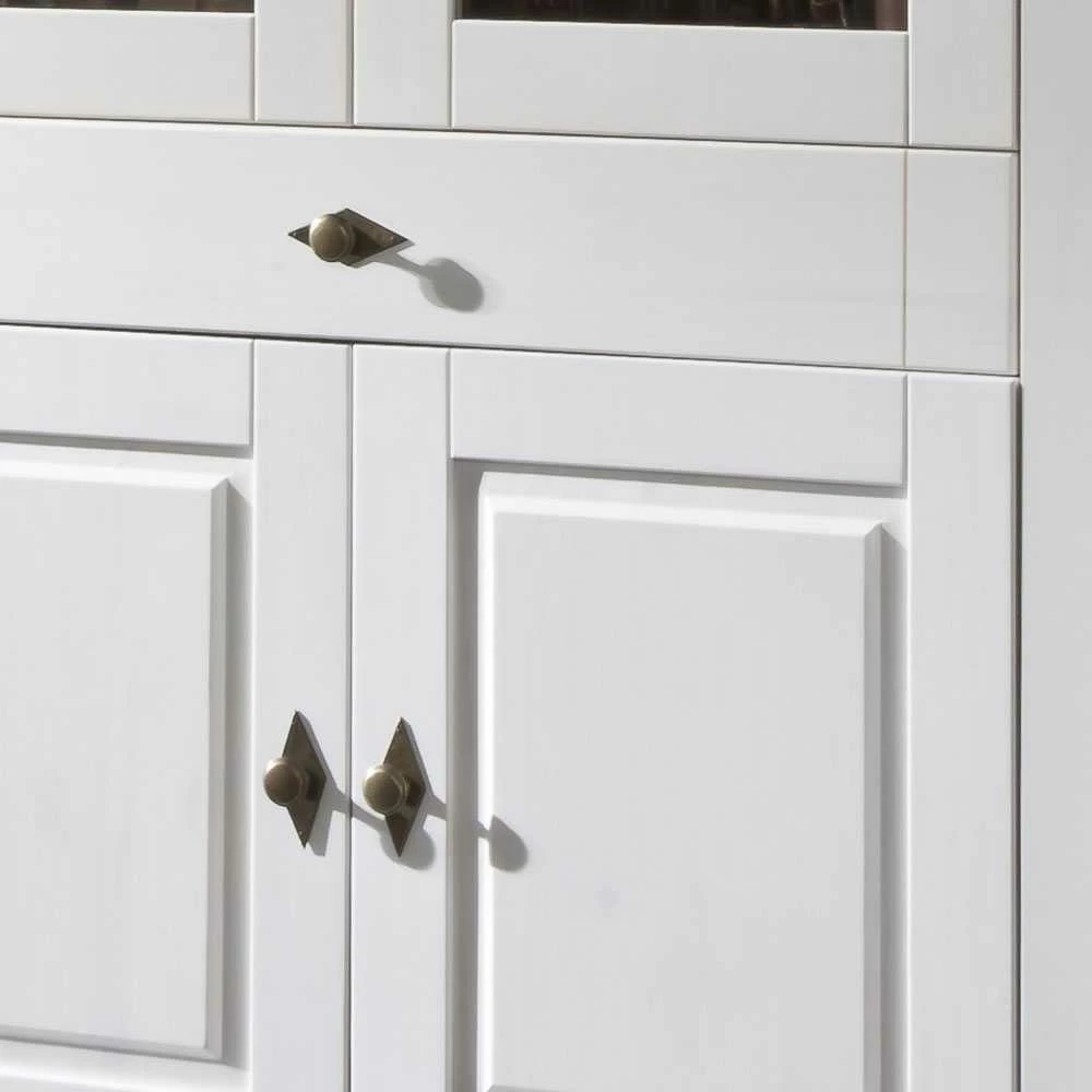 Wohnzimmervitrine Satumare In Weiß – Bild 5