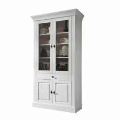 Wohnzimmervitrine Satumare In Weiß