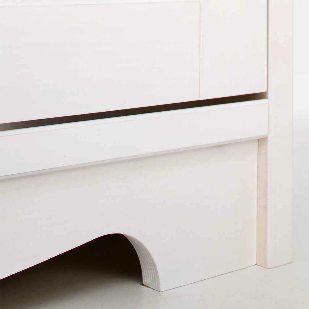 Zweifarbige Landhaus Vitrine Mit Vier Türen - Ribeiro – Bild 5